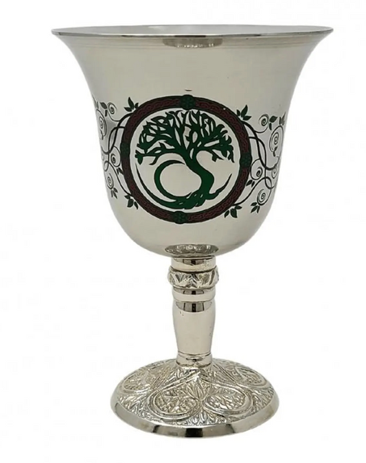 Chalice - Stainless Steel Tree of Life 7"