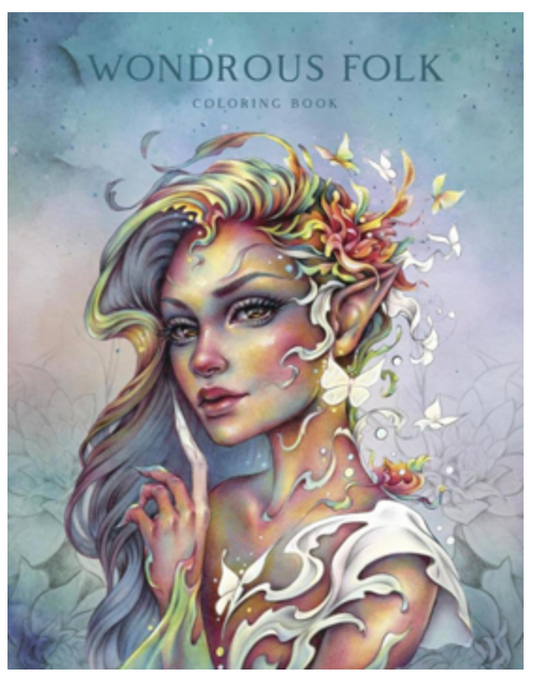 Wondrous Folk Coloring Book