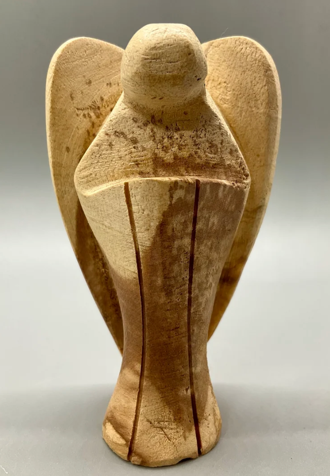 Carved Palo Santo Angel