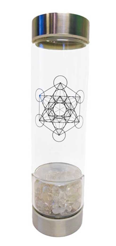 Zenature Water Infused Bottle - Clear Quartz