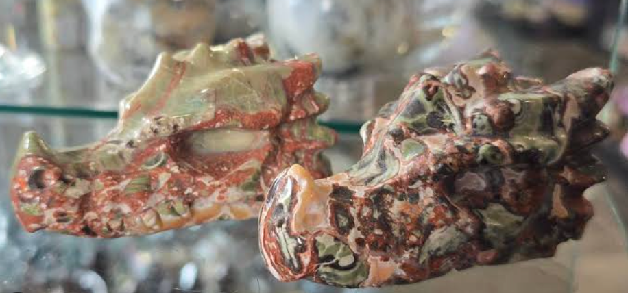 Carved Dragon Head Figurine (polished)