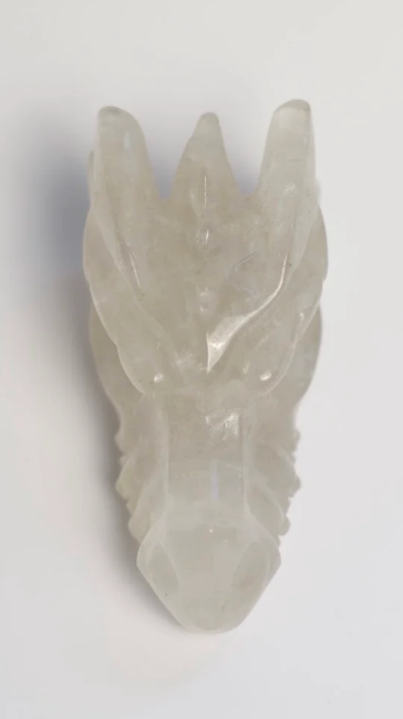 Carved Dragon Head Figurine (polished)