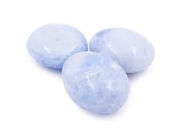Blue Calcite Palm Stone