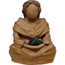 Sandstone Statue/Divine Mother - 3"