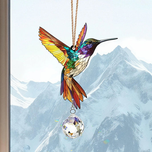 Crystal Dreams - Hummingbird dreamcatcher