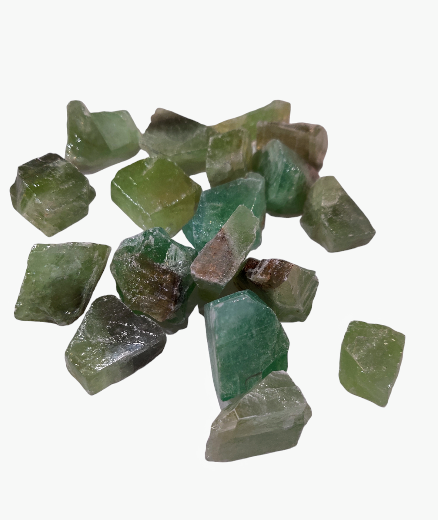 Green Calcite Raw