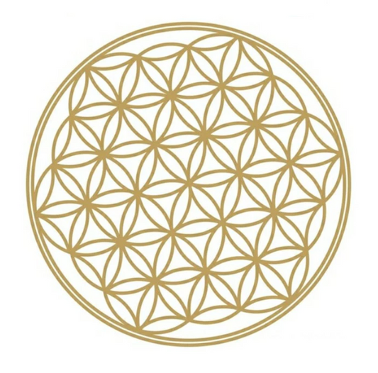 Flower of Life Sticker Rainbow Bold, 2 pack