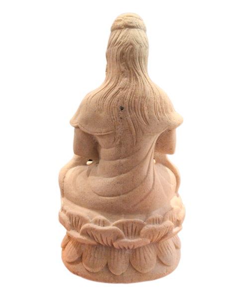 VOLCANIC STONE STATUE/QuAN YIN-13″