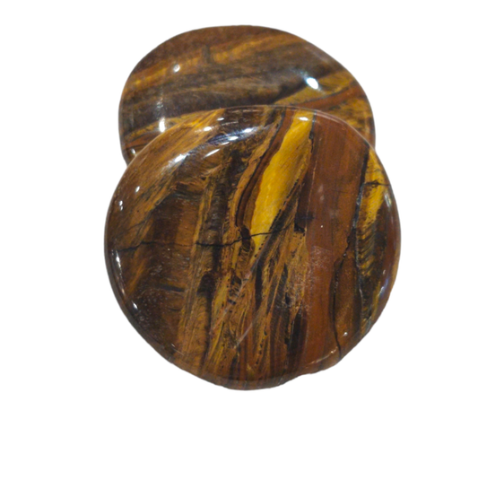 Yellow Tiger eye - Palm Stone