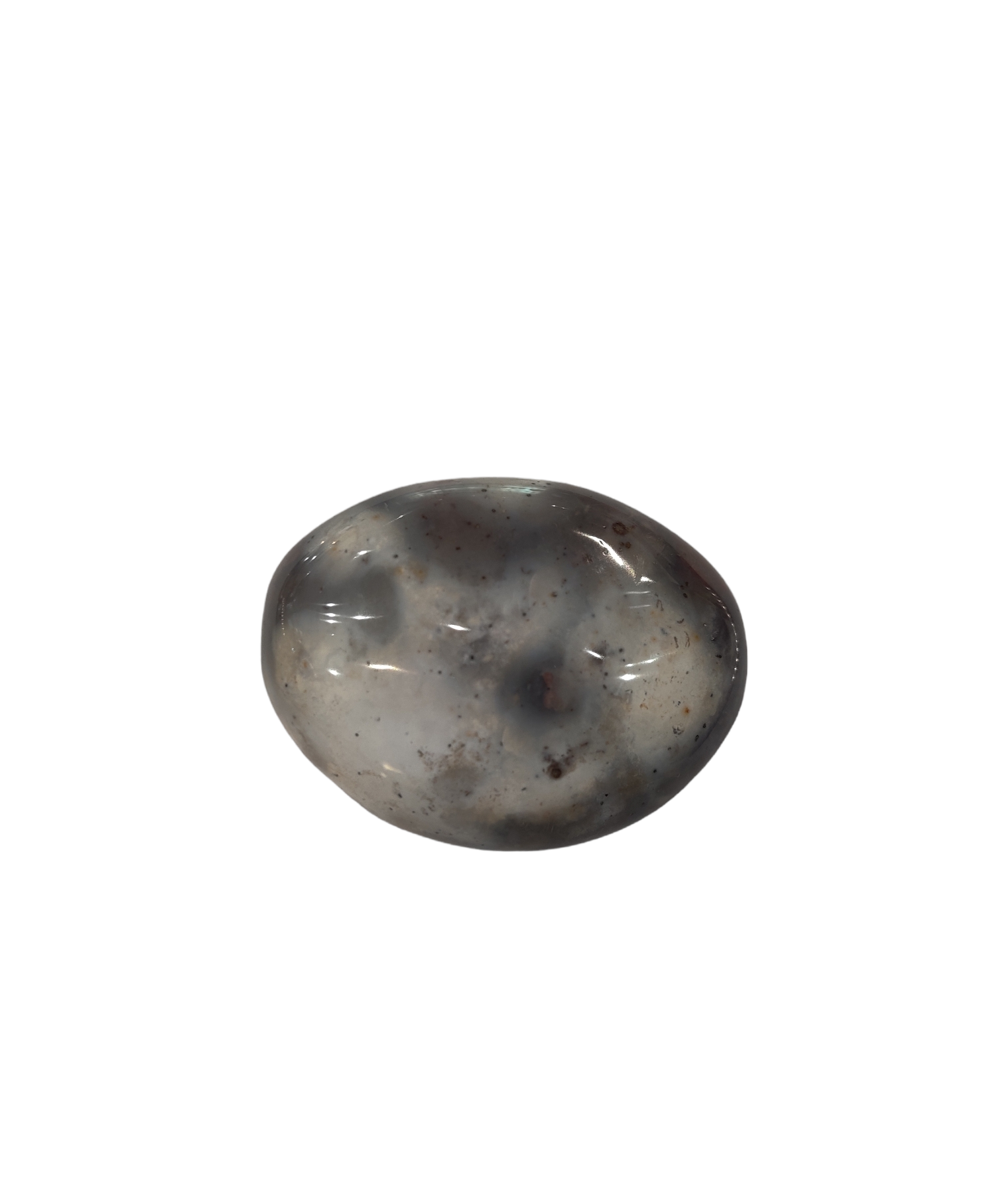 Voilet Agate - palm stone Medium