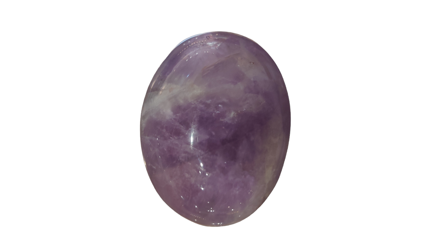 Chevron Amethyst - Palm Stone