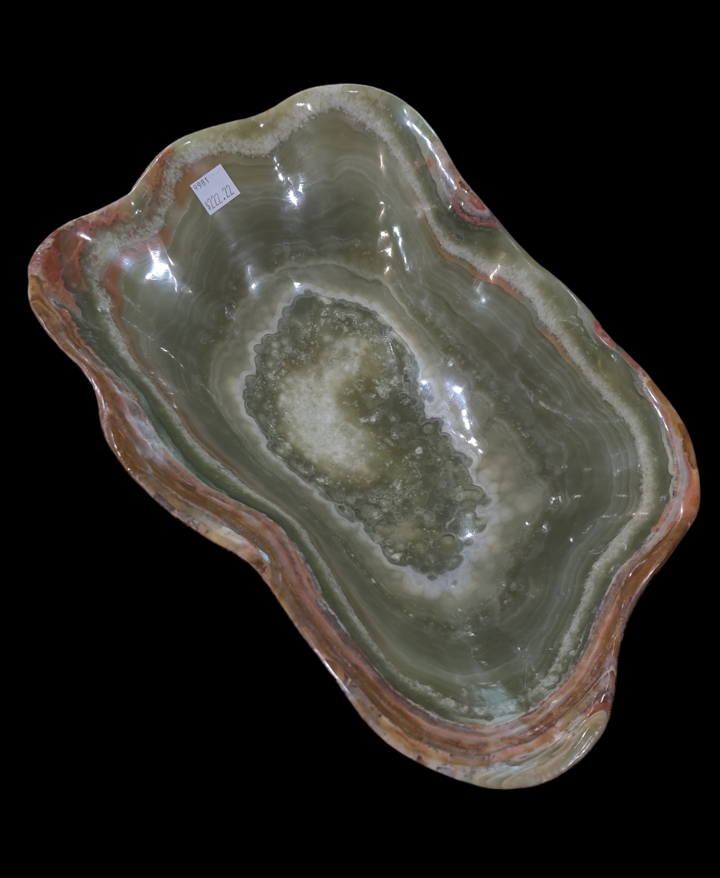 Green Onyx Ceremonial bowl