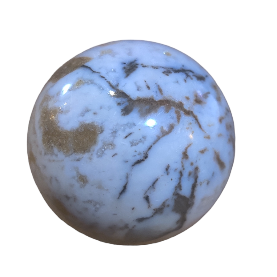 Agate, Tiger Merlinite - Sphere - Bali