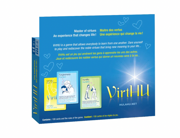 VirtHU, a spiritually educational card game - Gaston J. Ouellet, Hulahu