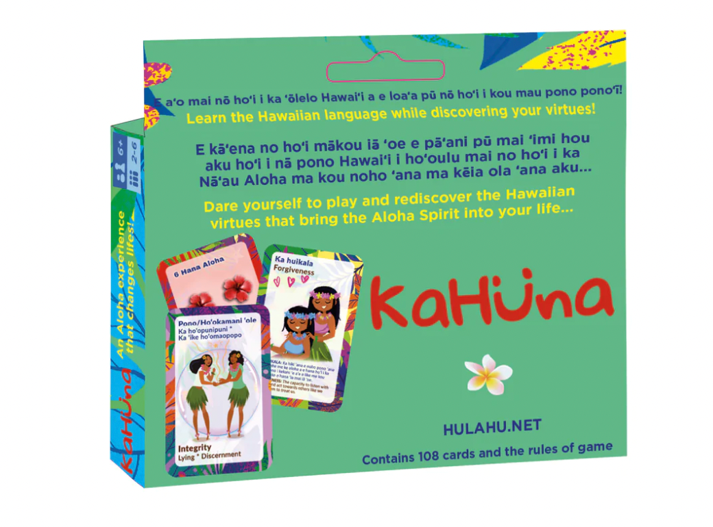 KaHUna, a spiritually educational card game - Gaston J. Ouellet, Hulahu