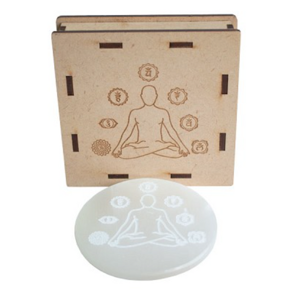 Selenite engraved charging plate