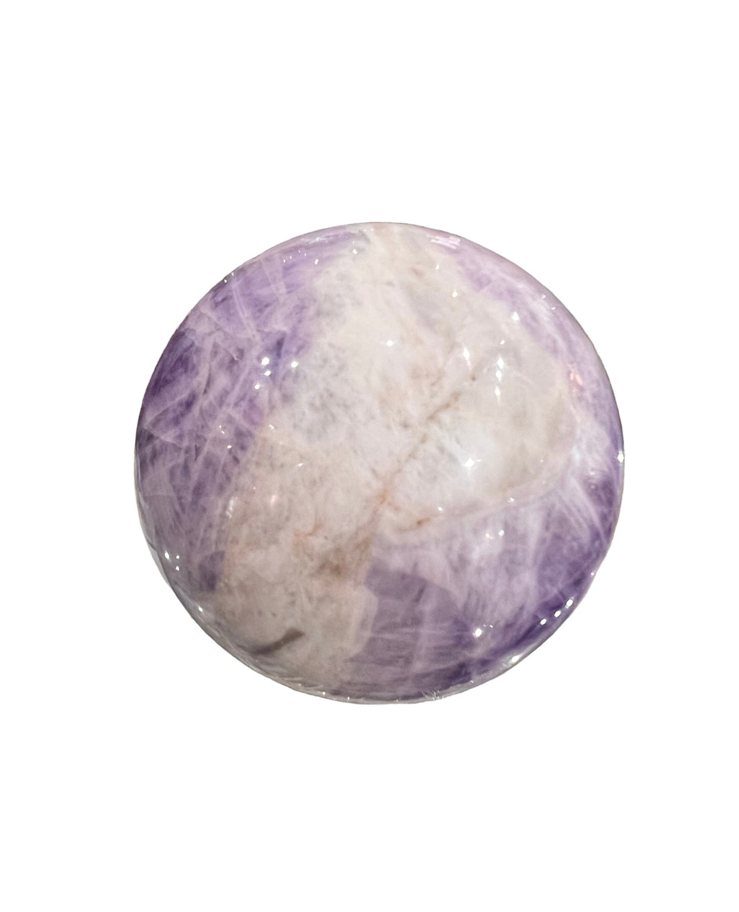 Amethyst, Chevron - Sphere 7 cm