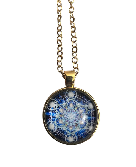 Rife Programmed Sacred Geometry Pendant - Metatron