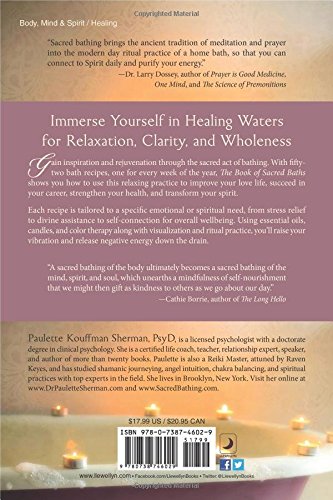 The book of Sacred Baths - Paulette Kouffman Sherman, PsyD