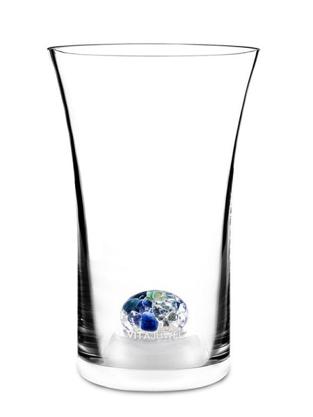 Vitajuwel Flora Vase with Crystal and Gemstone pod